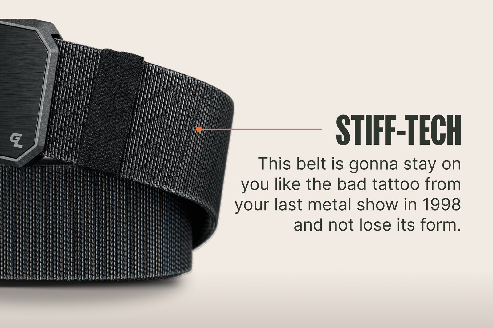Hero Flag Groove Belt Black/Deep Stone