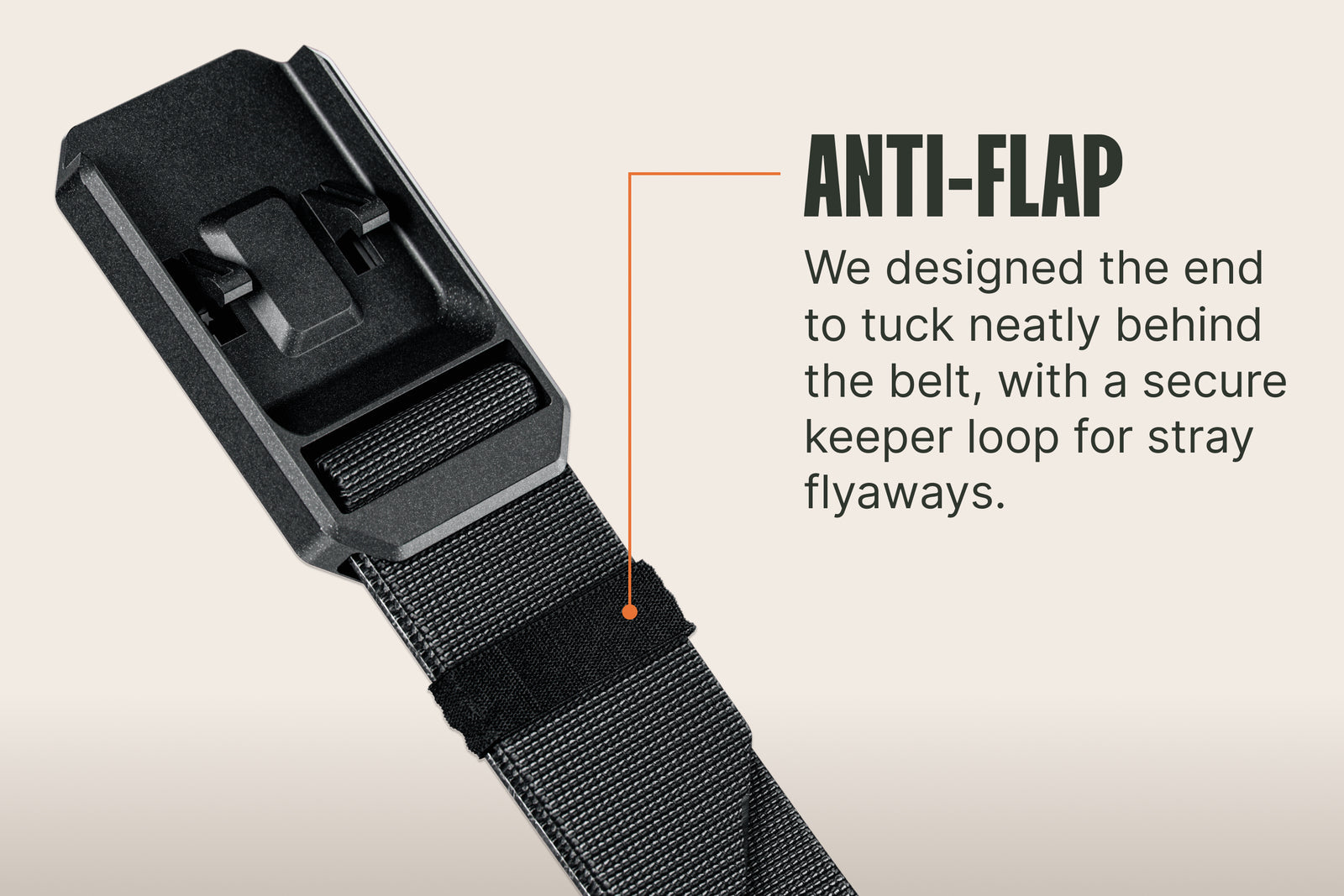 Hero Flag Groove Belt Black/Deep Stone