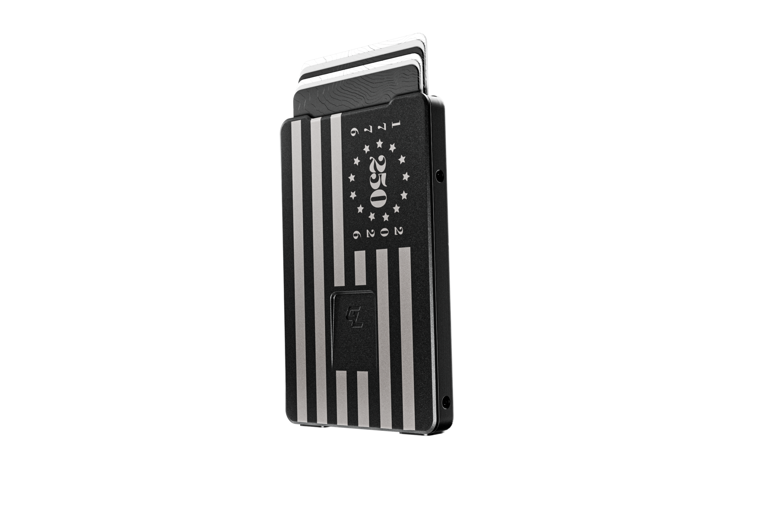 Groove Wallet® - Midnight Black 250th Flag
