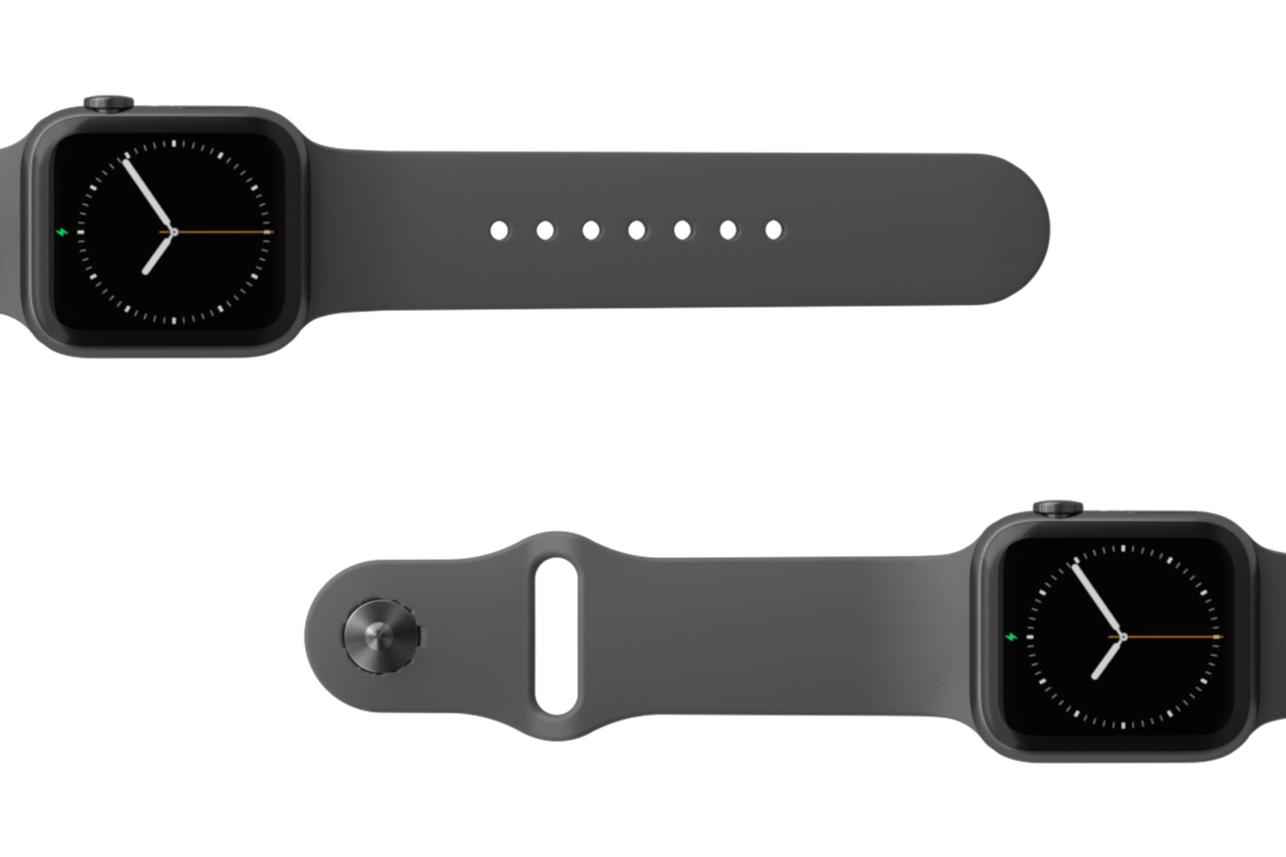 Apple Watch Band Solid Deep Stone Grey