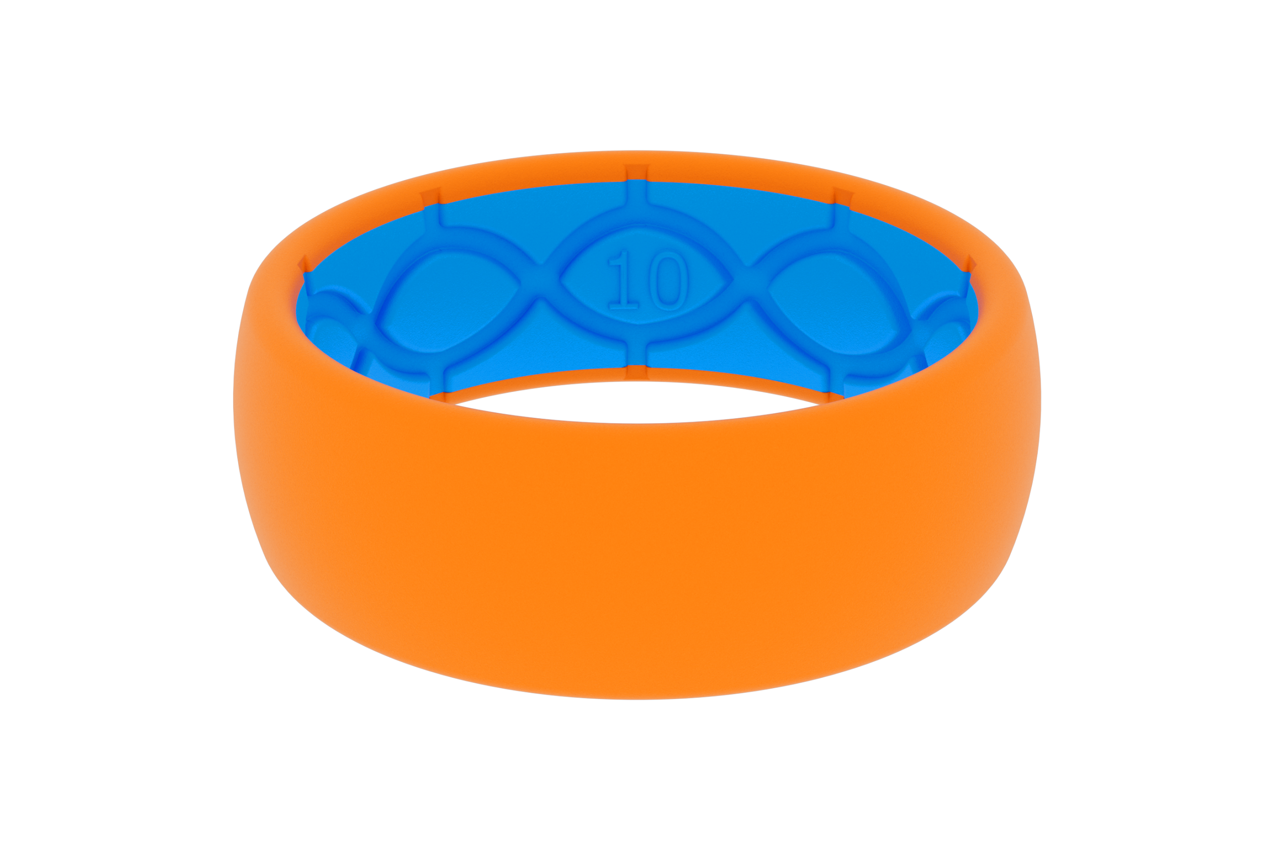Solid Blaze Orange Ring
