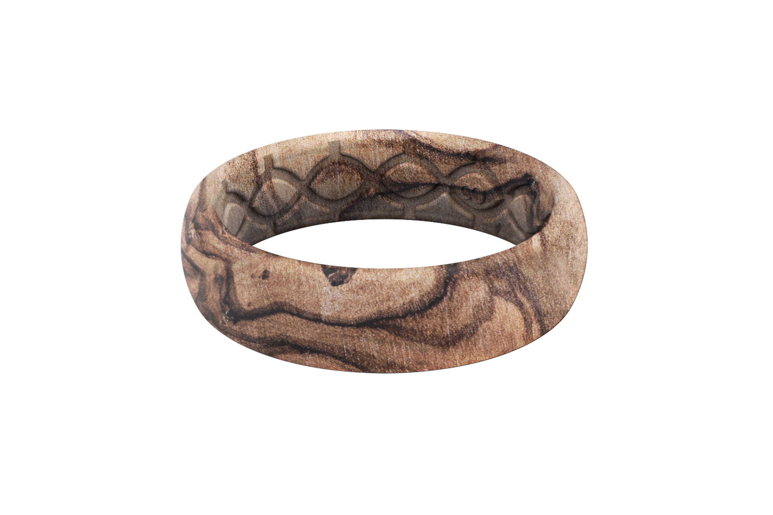 Burled Walnut Thin Ring