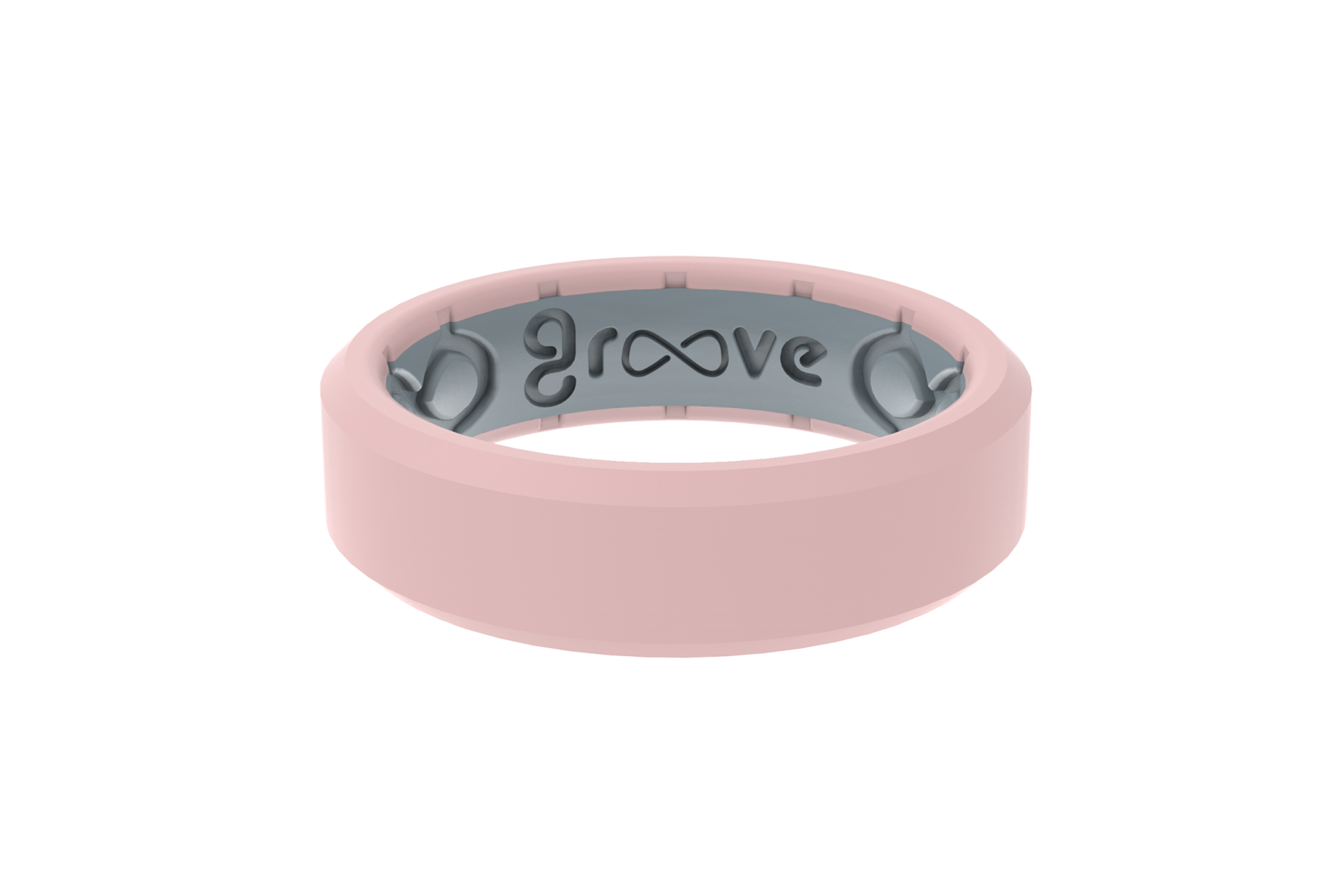 Edge Rose Quartz Thin Ring