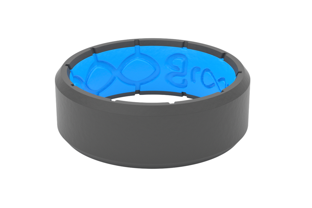 Edge Deep Stone Grey Ring
