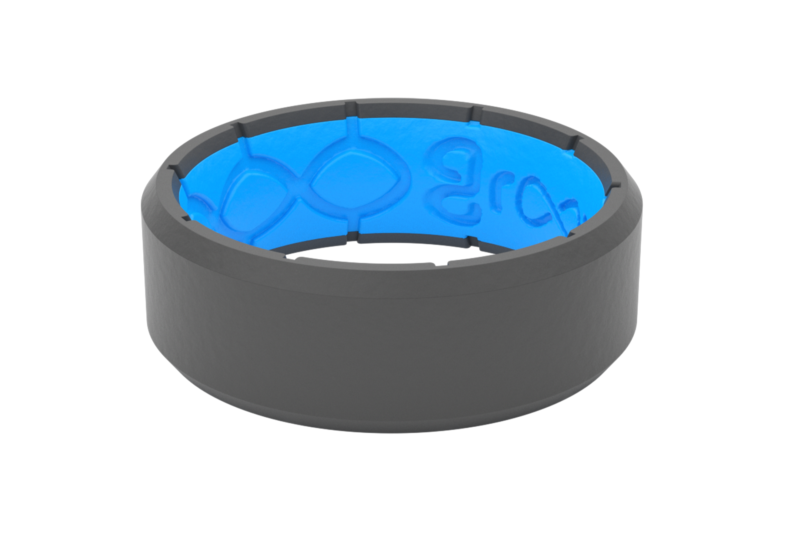 Edge Deep Stone Grey Ring