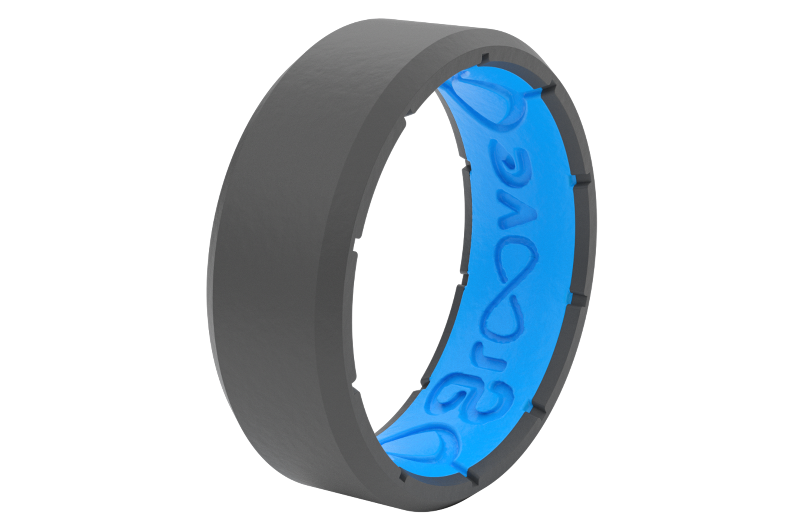 Edge Deep Stone Grey Ring