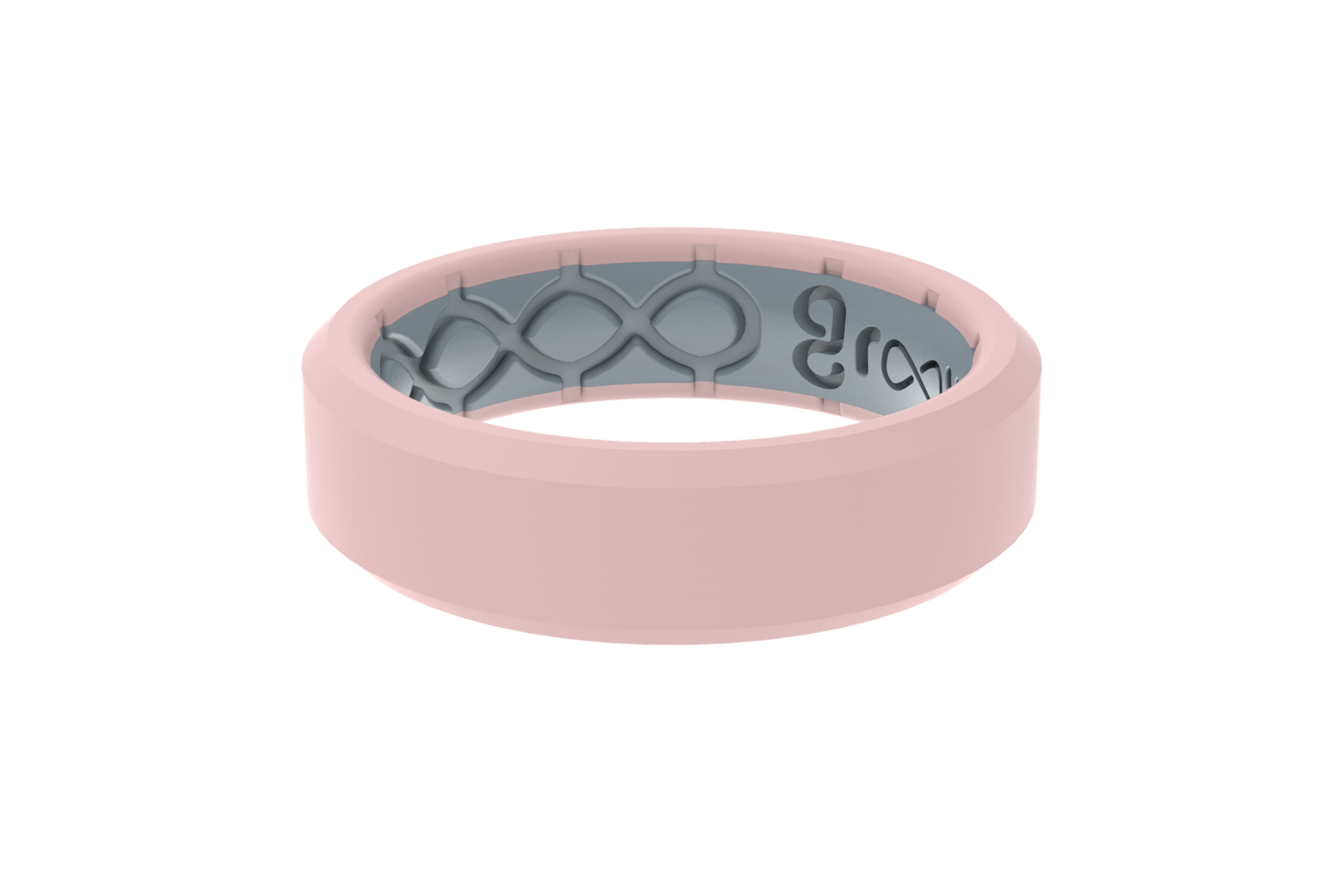 Edge Rose Quartz Thin Ring