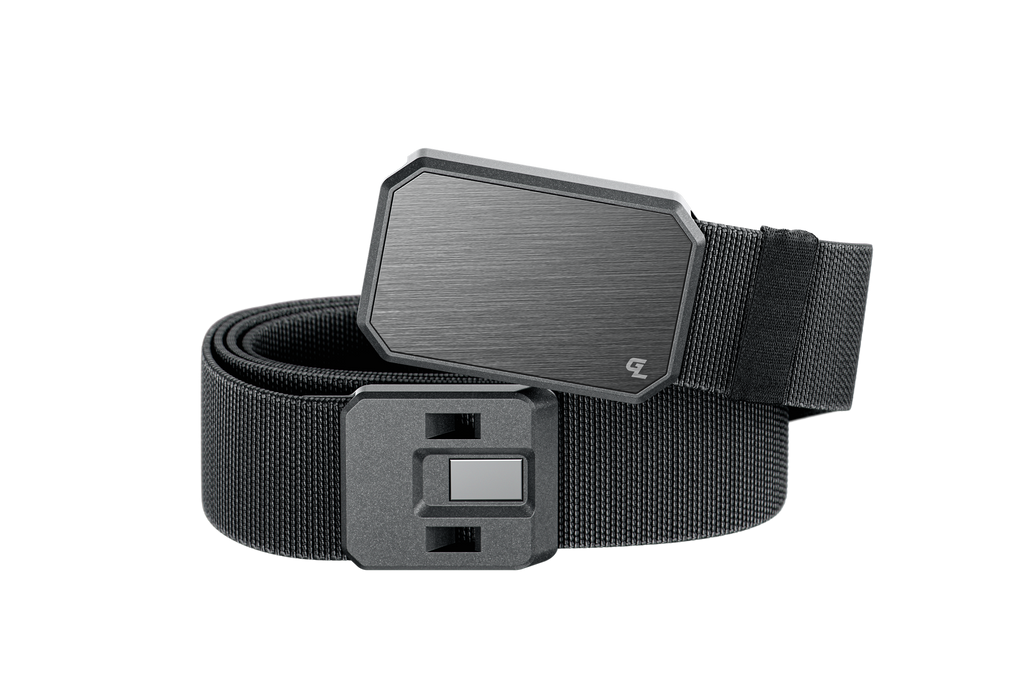 Groove Belt Gun Metal/Black