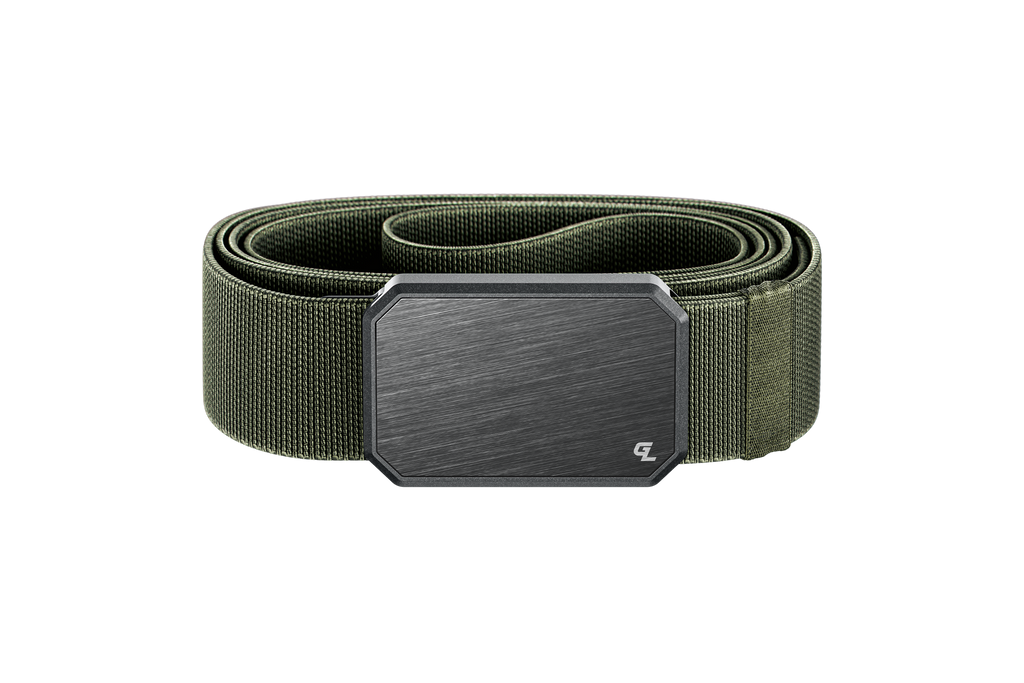 Groove Belt Gun Metal/Base Camp Green