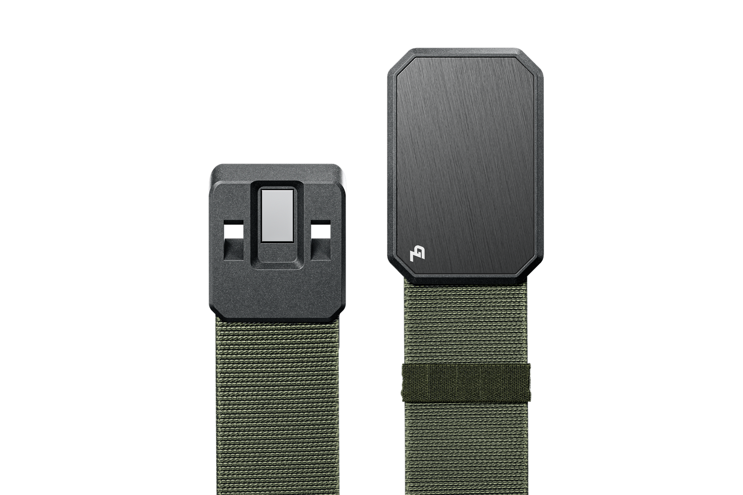 Groove Belt Gun Metal/Base Camp Green