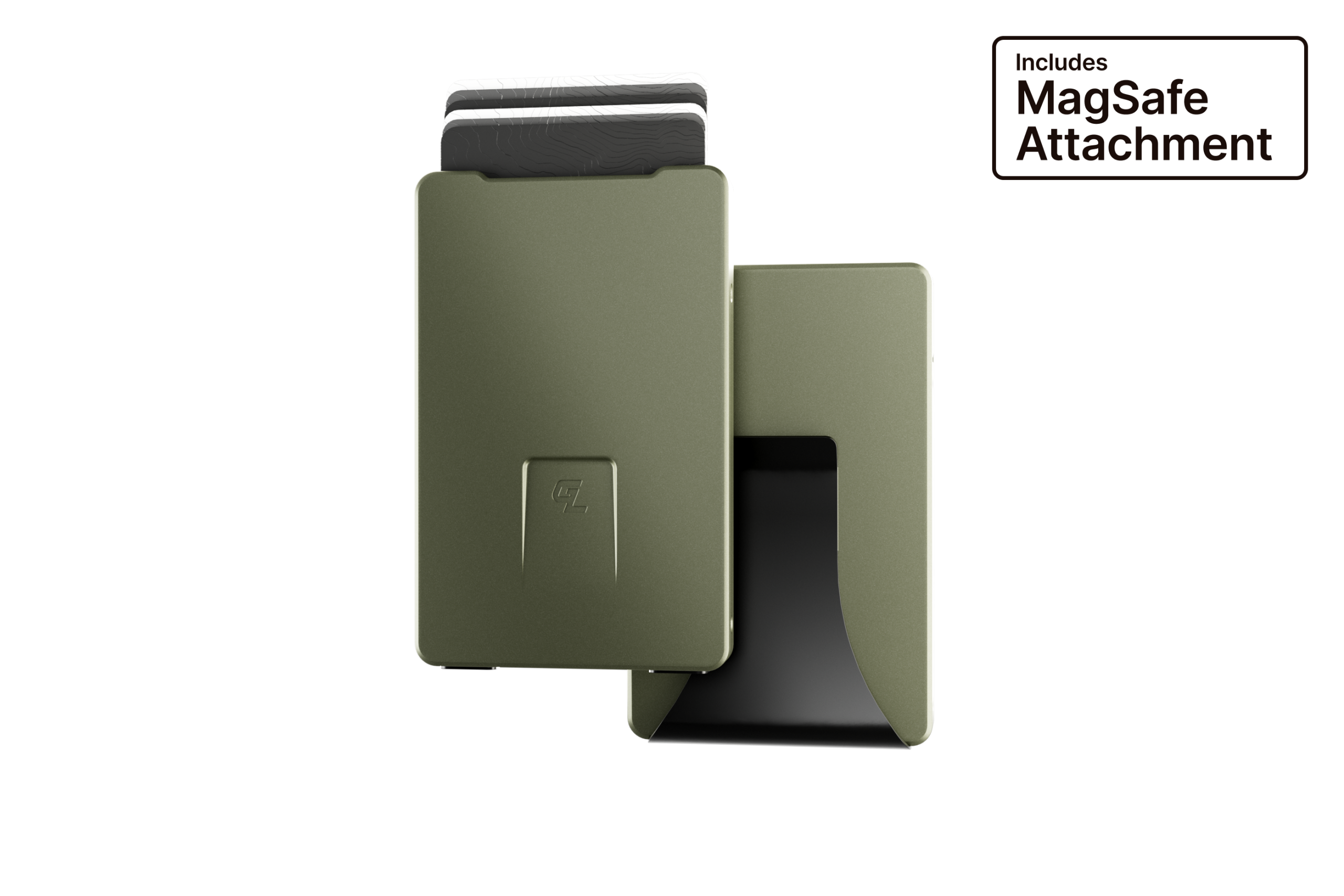 Groove Wallet® with MagSafe Plate - Base Camp Green