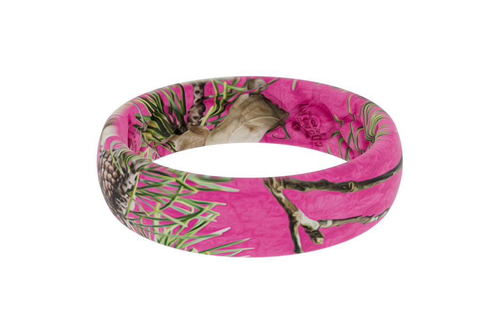 Mossy Oak Country Roots - Hot Pink Camo Thin Ring