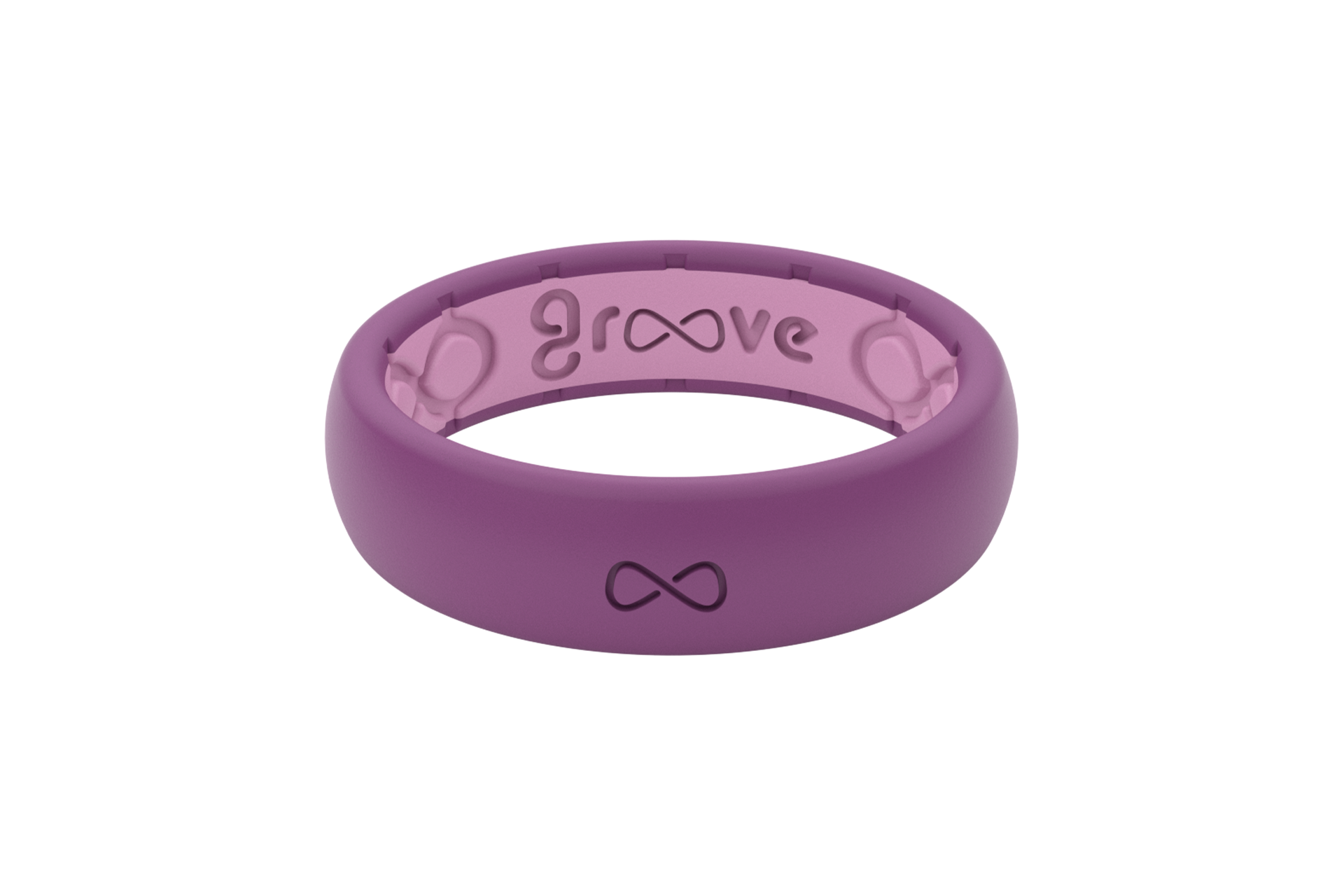 Solid Lilac Thin Ring