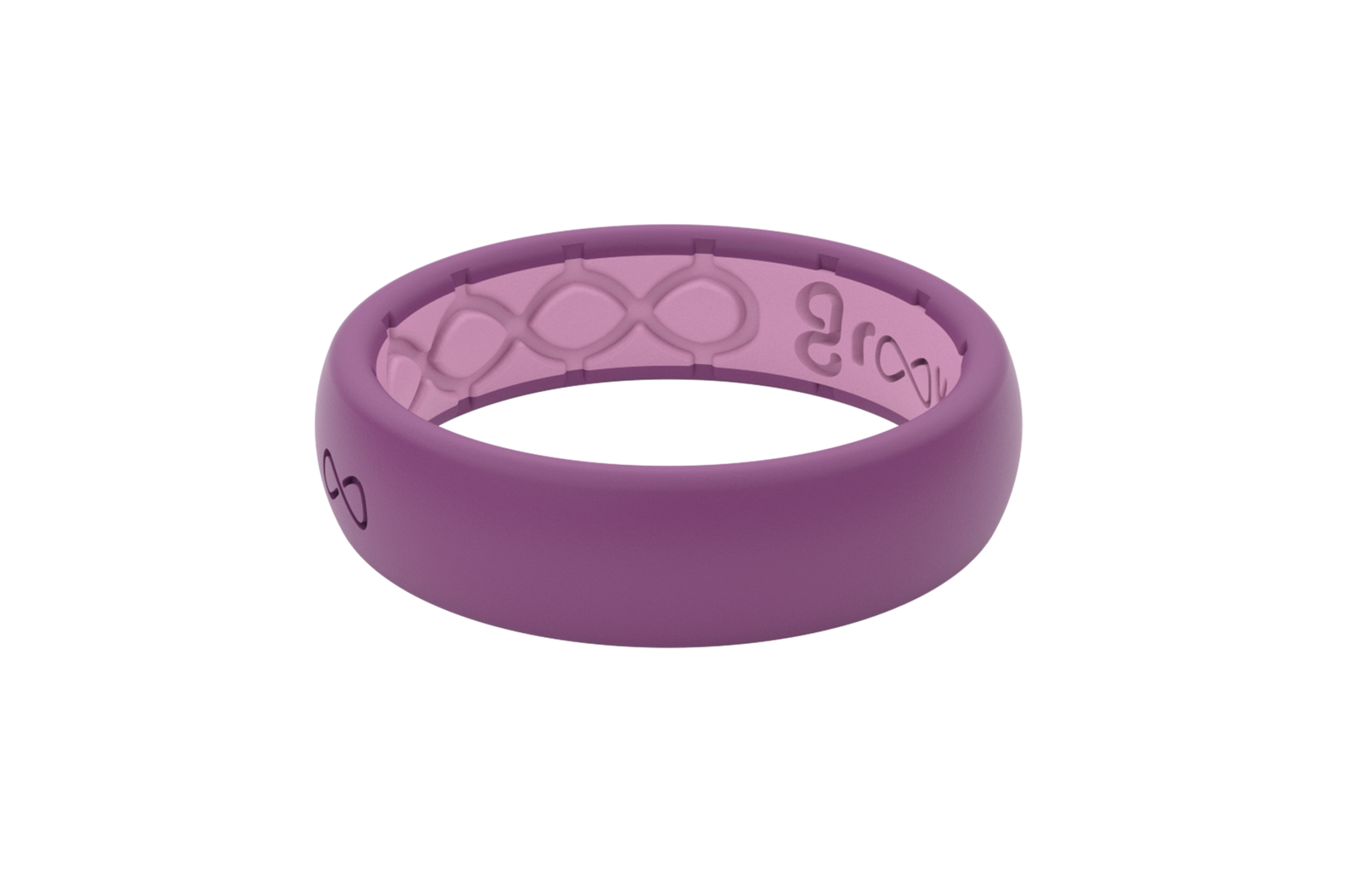 Solid Lilac Thin Ring