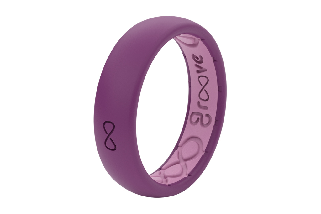 Solid Lilac Thin Ring