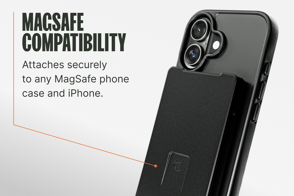 Groove Smart Wallet Trace with MagSafe - Midnight Black