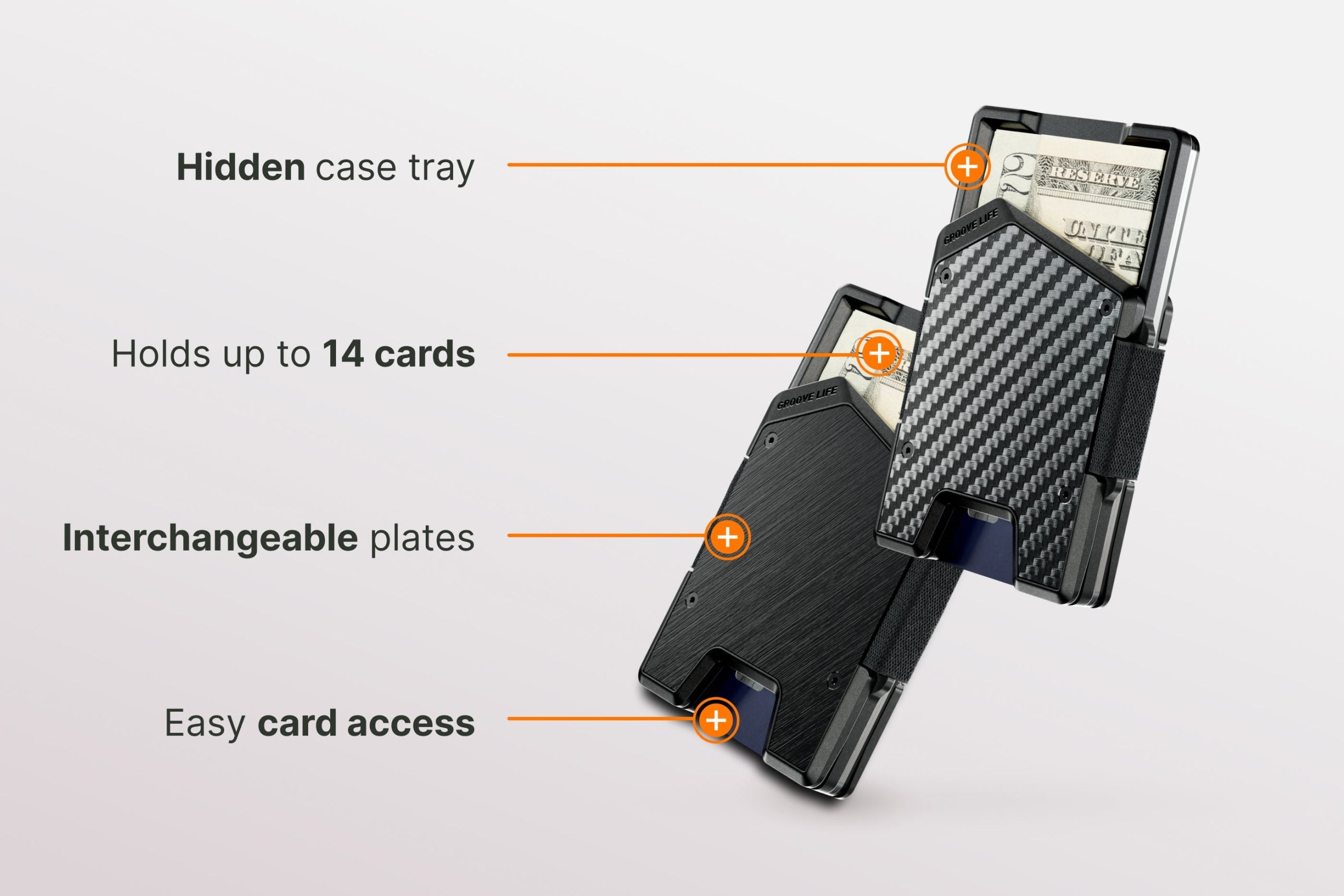 Groove Wallet® Stealth - Black