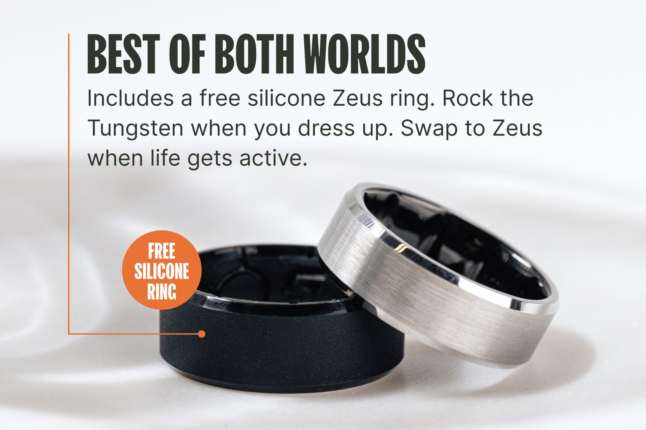 Groove Ring® Tungsten - Black