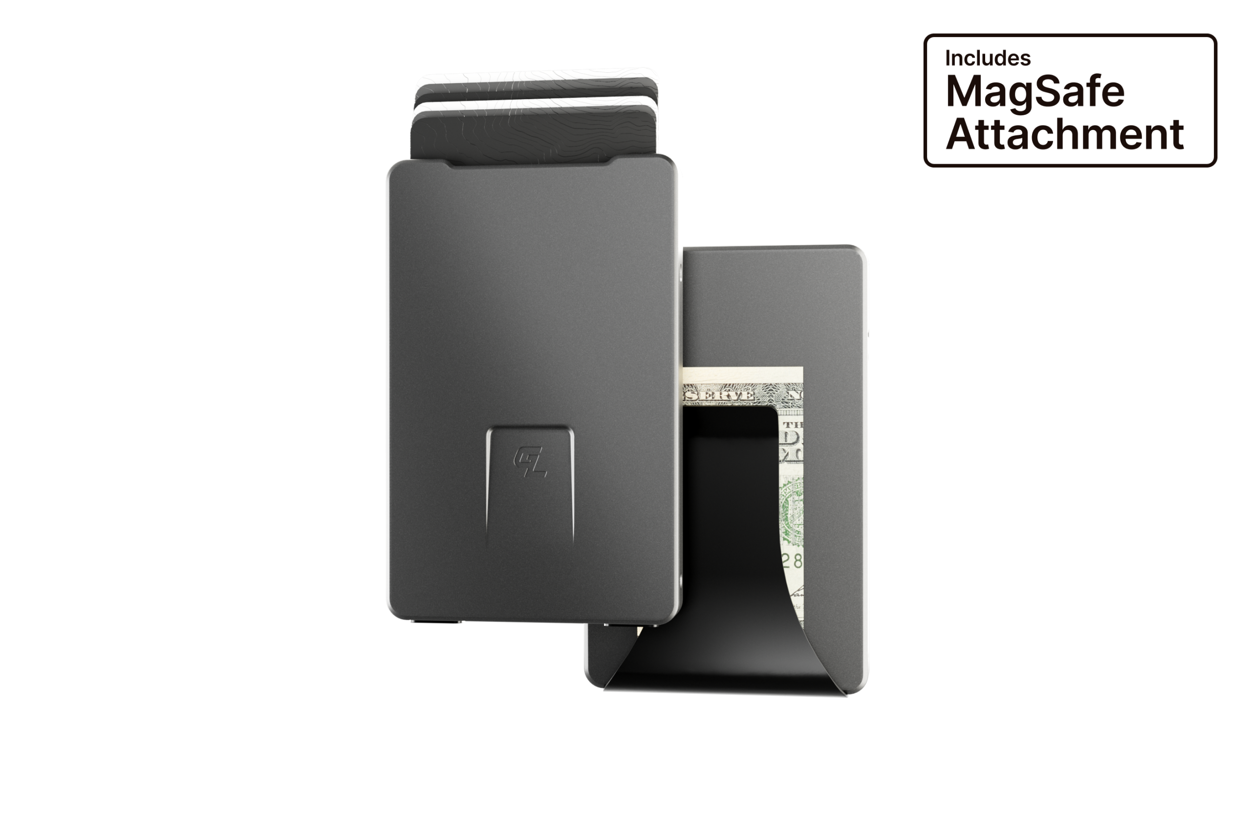 Groove Wallet® with MagSafe Plate - Gun Metal