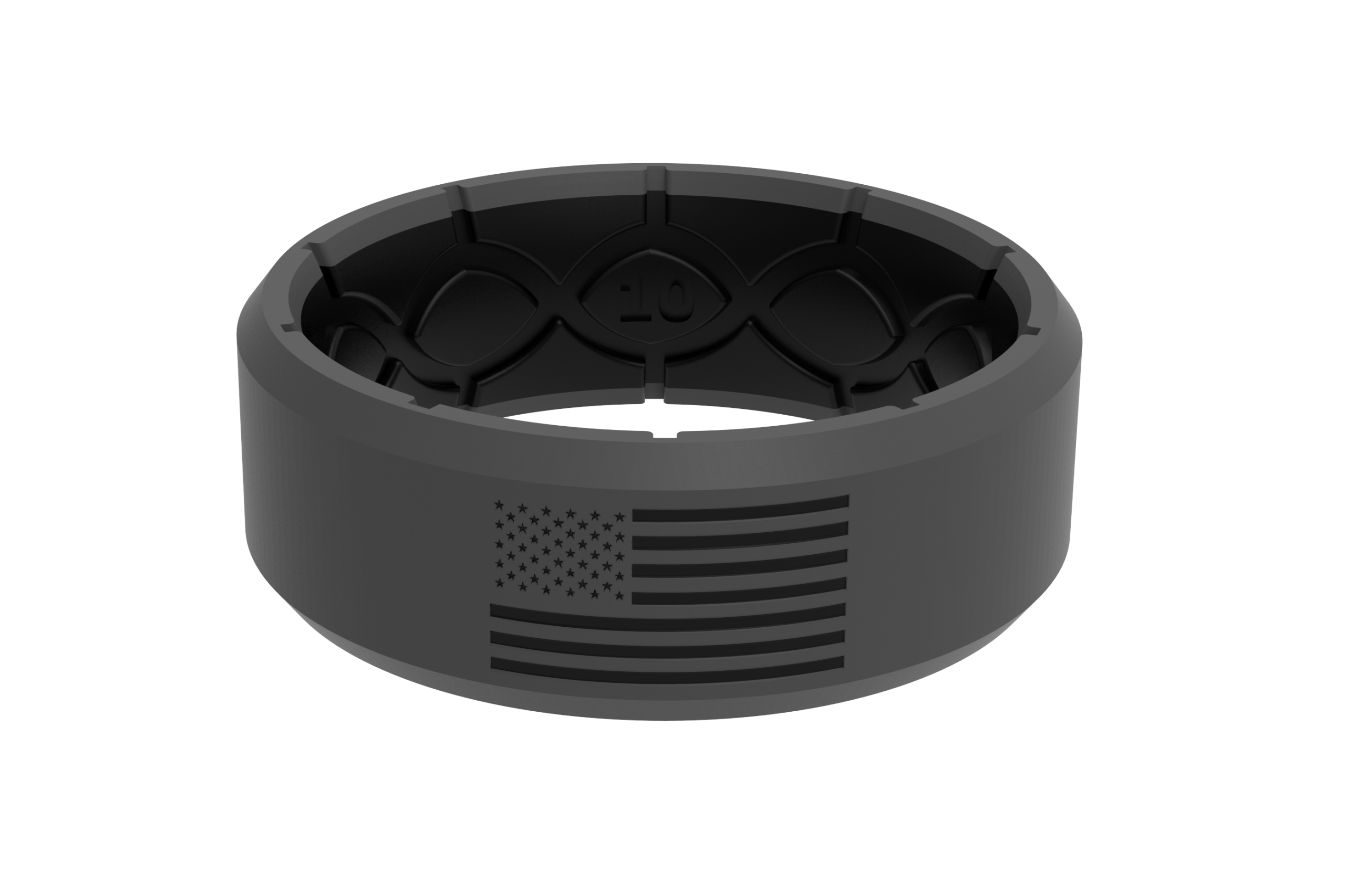Zeus Edge Hero America Deep Stone Grey Ring