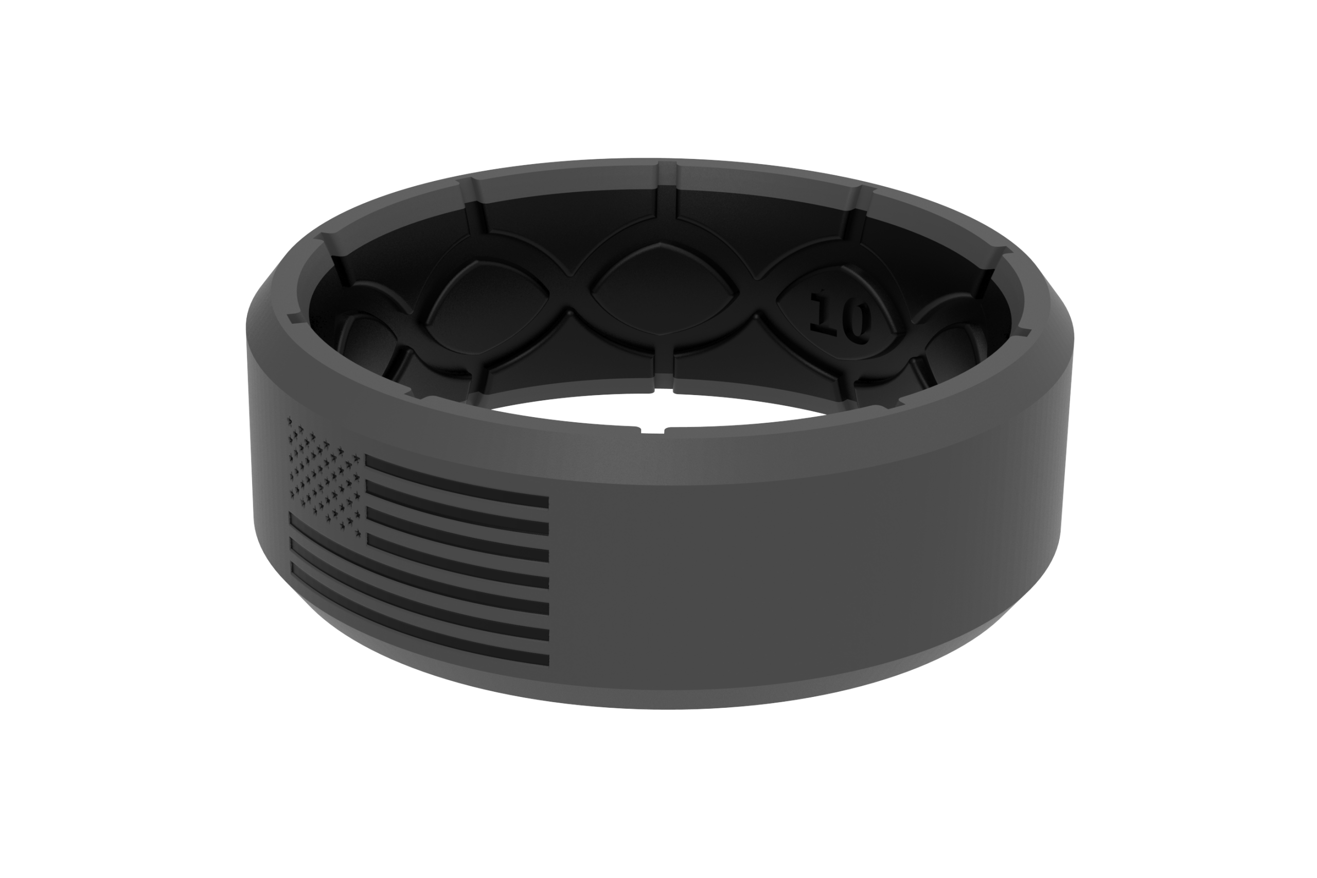 Zeus Edge Hero America Deep Stone Grey Ring